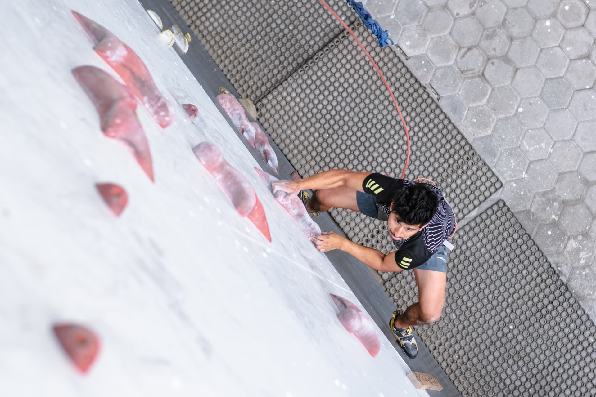 speed climbing 