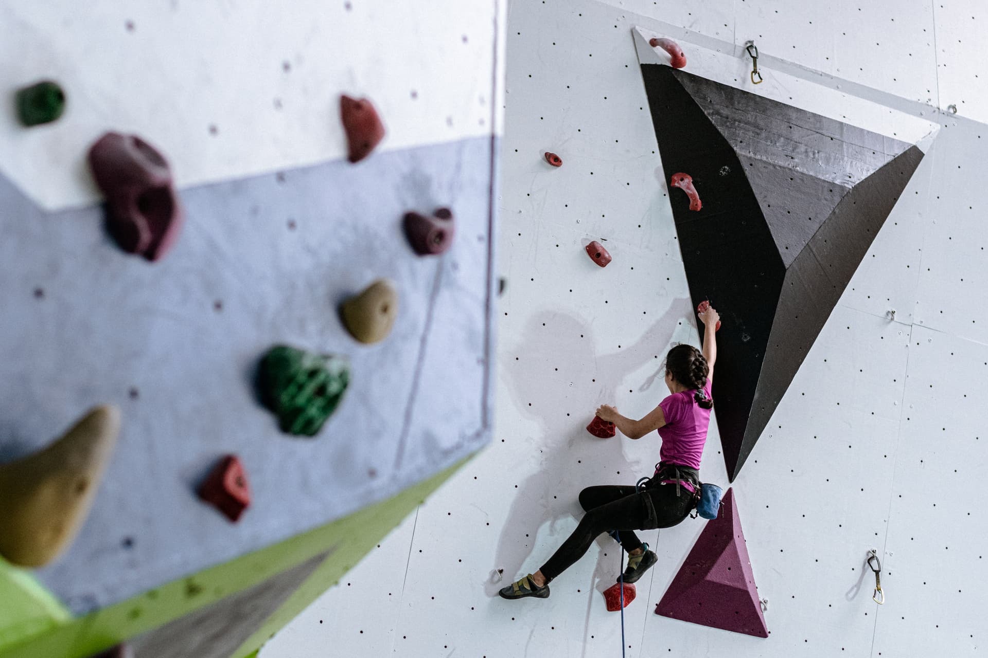 lead climbing